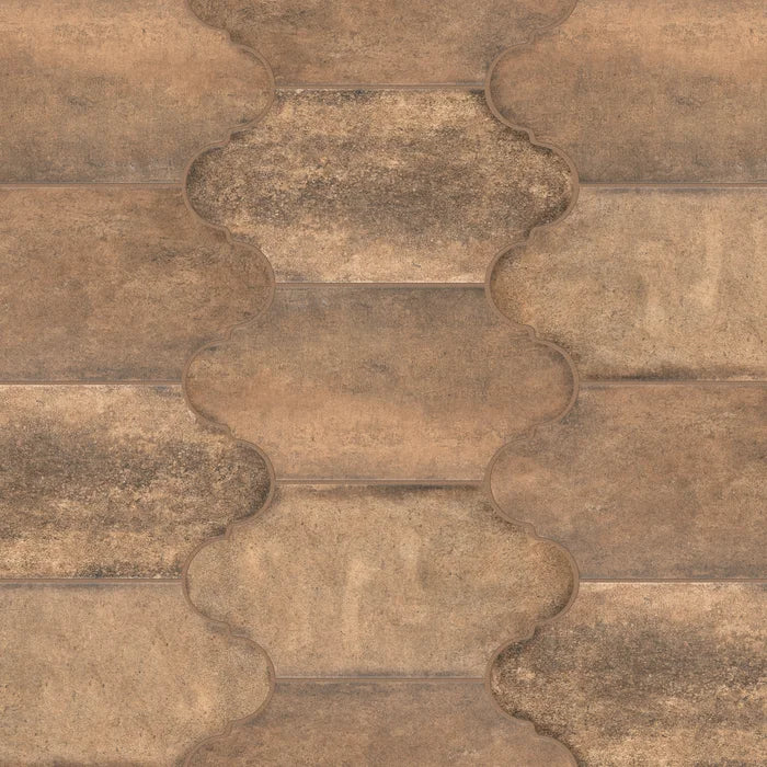 Cotto Alhama 6" x 13" Porcelain Stone Look Wall & Floor Tile
