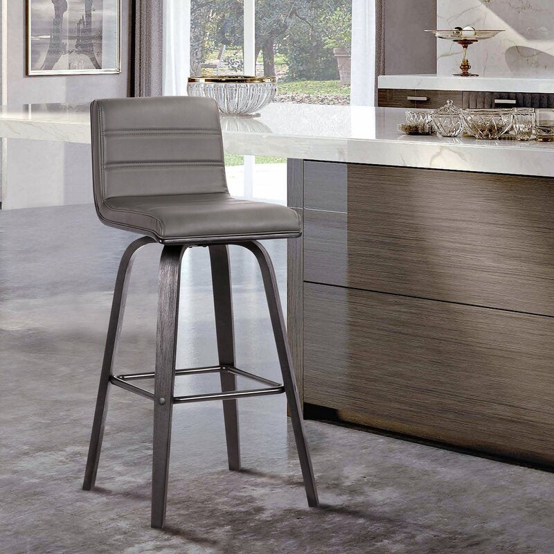 Black Alin Swivel Counter Stool *as-is*