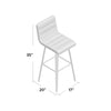 Black Alin Swivel Counter Stool *as-is*