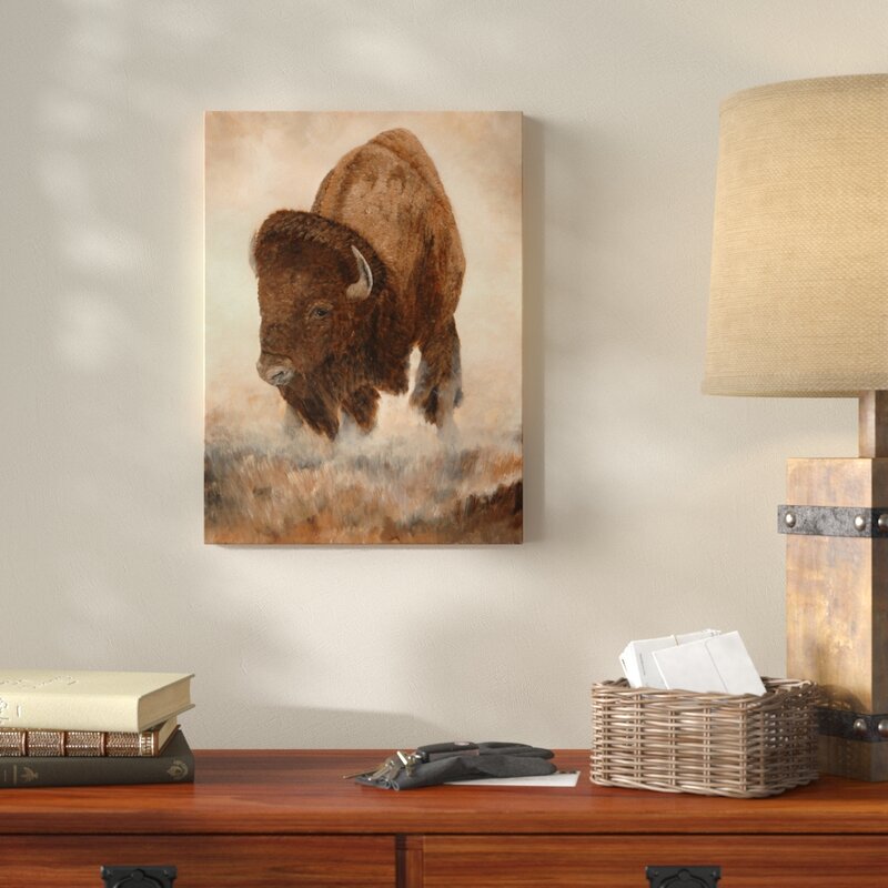 47" H x 35" W x 2" D 'All About Me' Acrylic Painting Print on Wrapped Canvas CA237
