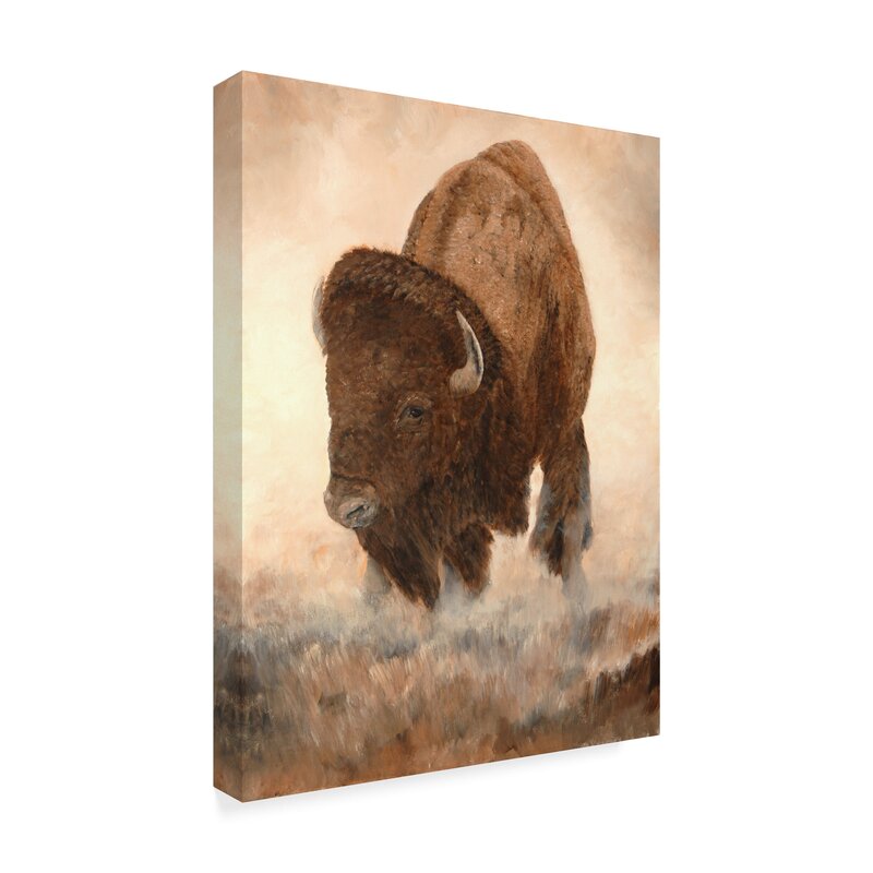 47" H x 35" W x 2" D 'All About Me' Acrylic Painting Print on Wrapped Canvas CA237