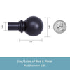 Black Alleman Adjustable 0.625