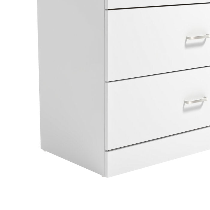 Matt White Allyannah 5 Drawer 31.5'' W Dresser – Salvage & Co Indy Matt White Allyannah 5 Drawer 31.5'' W Dresser – Salvage & Co Indy