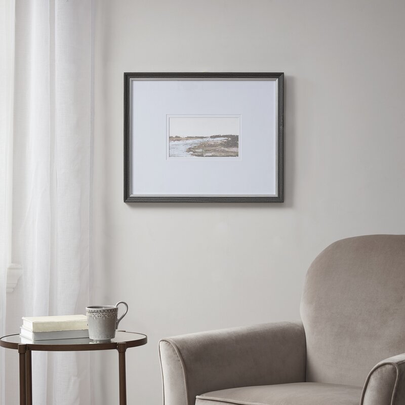 Along The Water Picture Frame Graphic Art Print on Paper 2365