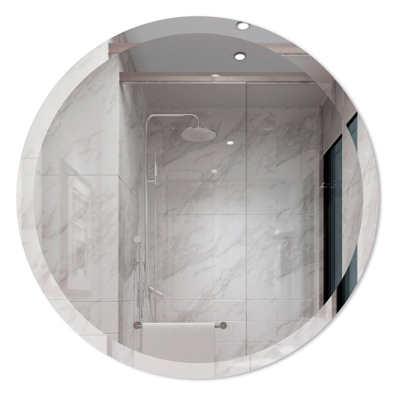 24" H x 24" W Alonso Beveled Bathroom Mirror VB508