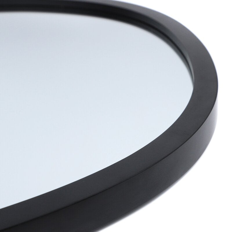 24" H x 18" W Black Alonzo Accent Mirror KB1096-A5 B4-P1