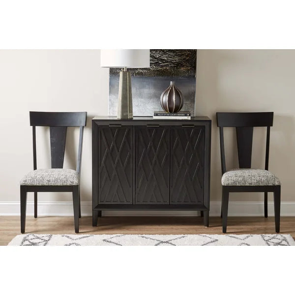 Black Alta 36'' Tall 3 - Door Accent Cabinet