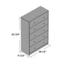 Altus 5 Drawer Chest #8134T