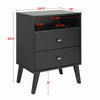 Alyssa 29.5'' Tall 2 - Drawer Nightstand