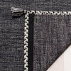 2'-3'' x 4' Amaral Handmade Flatweave Cotton Area Rug in Gray/Black