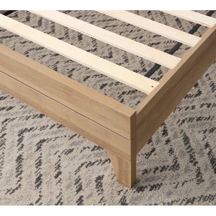 Queen Northern Maple Amarys Shiplap Platform Bed Frame
