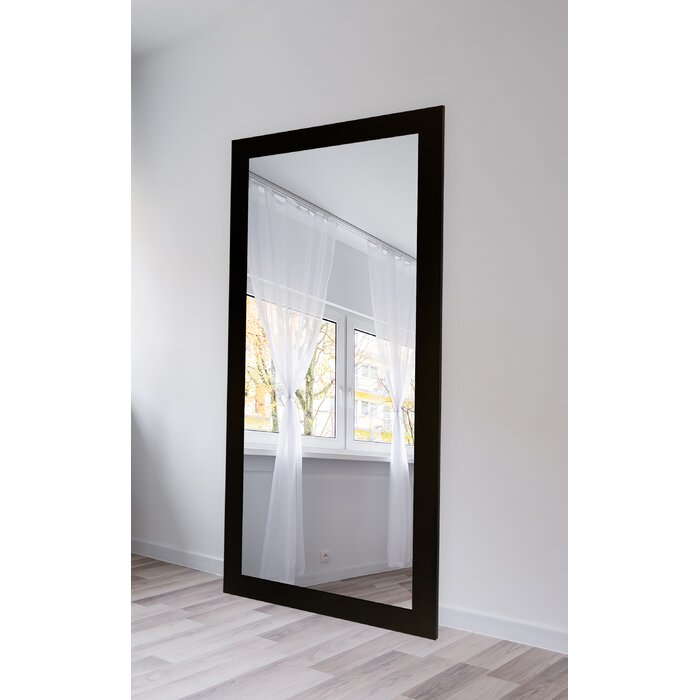 American Made Accent Wall Mirror, Black Satin - 31" x 54" (#K2433)