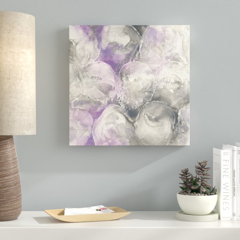 24" H x 24" W x 2" D Amethyst Circles II - Print (Set of 3) CYB394