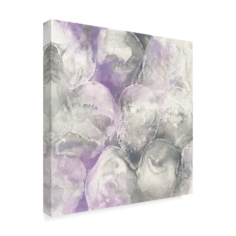 24" H x 24" W x 2" D Amethyst Circles II - Print (Set of 3) CYB394