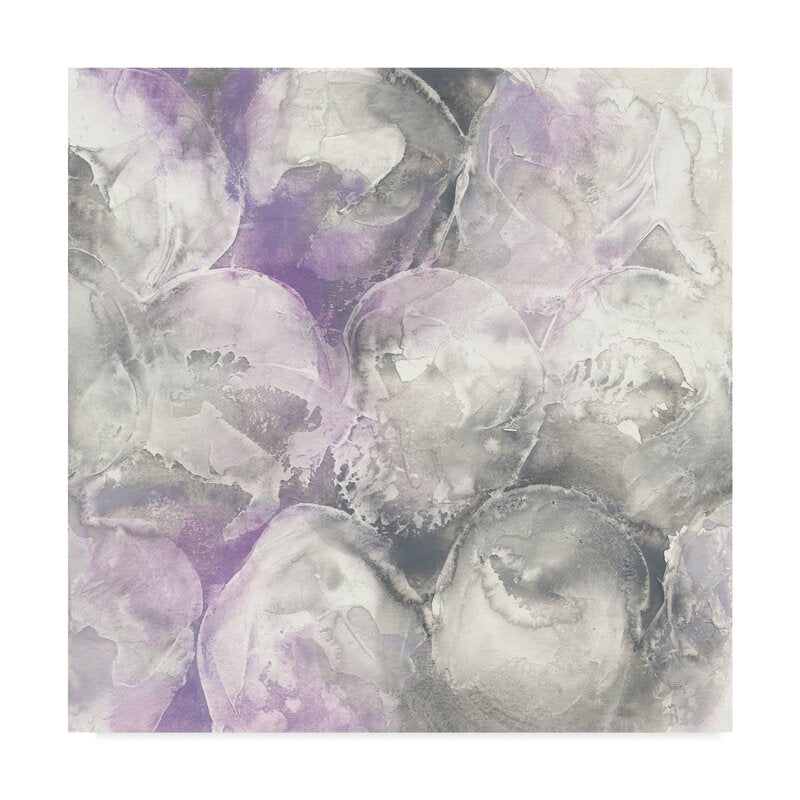24" H x 24" W x 2" D Amethyst Circles II - Print (Set of 3) CYB394
