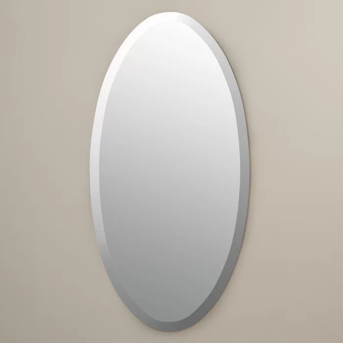 30" H x 22" W Anaelle Modern & Contemporary Beveled Bathroom / Vanity Mirror