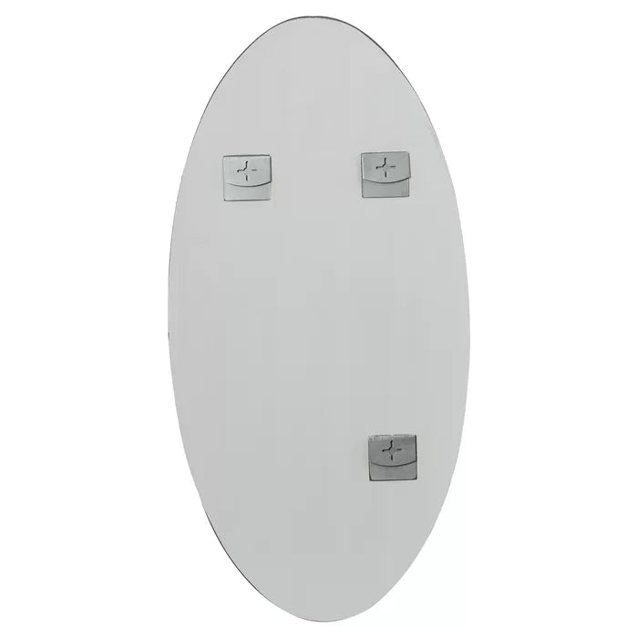 30" H x 22" W Anaelle Modern & Contemporary Beveled Bathroom / Vanity Mirror