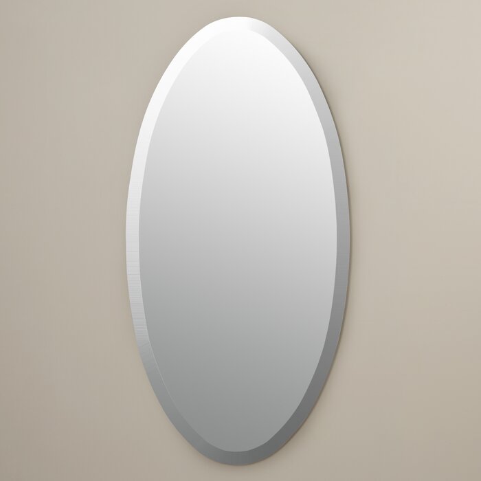 30" H x 22" W Anaelle Oval Wall Mirror