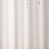 Yellow/Gray/Off-White Anatoli Floral Single Shower Curtain