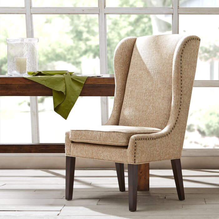 Andover 22.25" Wingback Chair, Beige (#750)