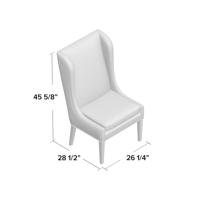 Andover Wingback Chair, Beige