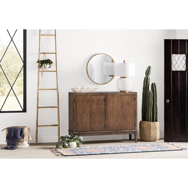 31.5" x 31.5" White Andrickson Modern & Contemporary Mirror