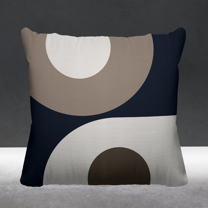 16" x 16" Annapaula Abstract Minimalist Indoor/Outdoor Throw Pillow