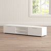 *AS IS* White High Gloss Ansel TV Stand for TVs up to 78