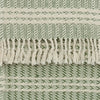 50'' W x 60'' L Green Anthony 100% Handwoven Geometric Cotton Throw