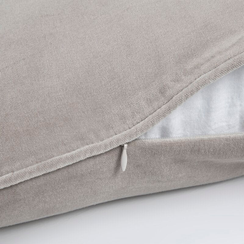 26" H x 26" W Beige Suede Ara-Oluwa Square Cotton Pillow Cover CYS277