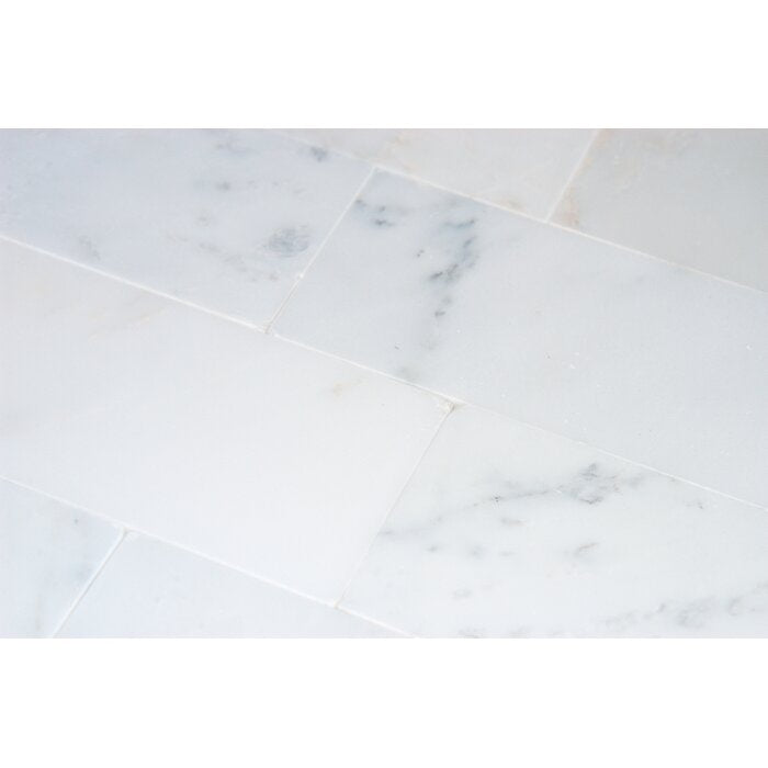 Arabescato Carrara 6" x 12" Marble Field Tile #HA230