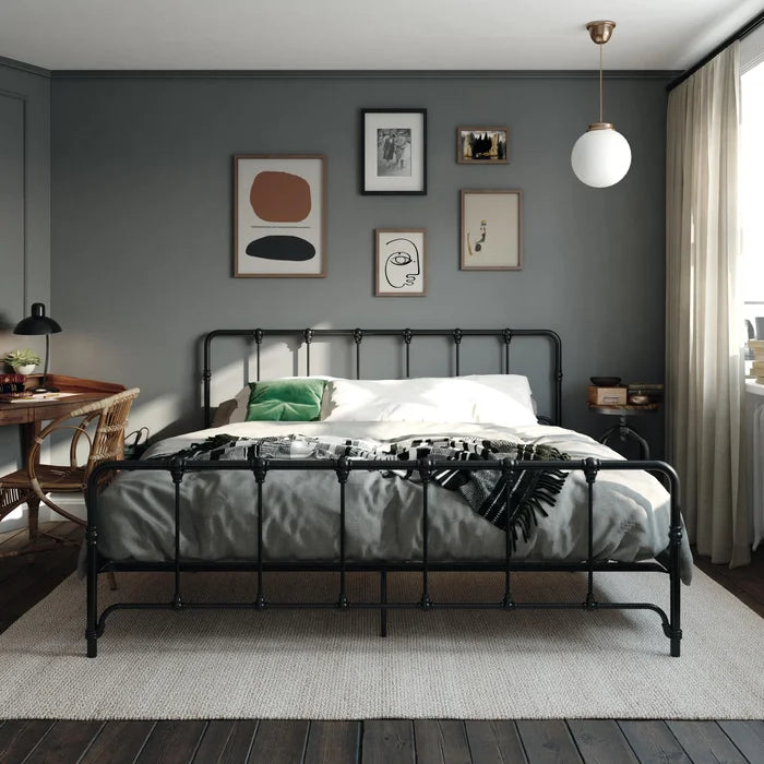 Black Arcata Bed, King - 2 Boxes