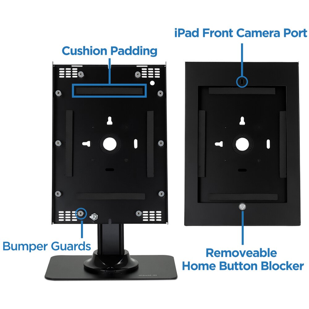 Black Ardlow Anti-Theft Kiosk iPad Holder Accessory TTR245
