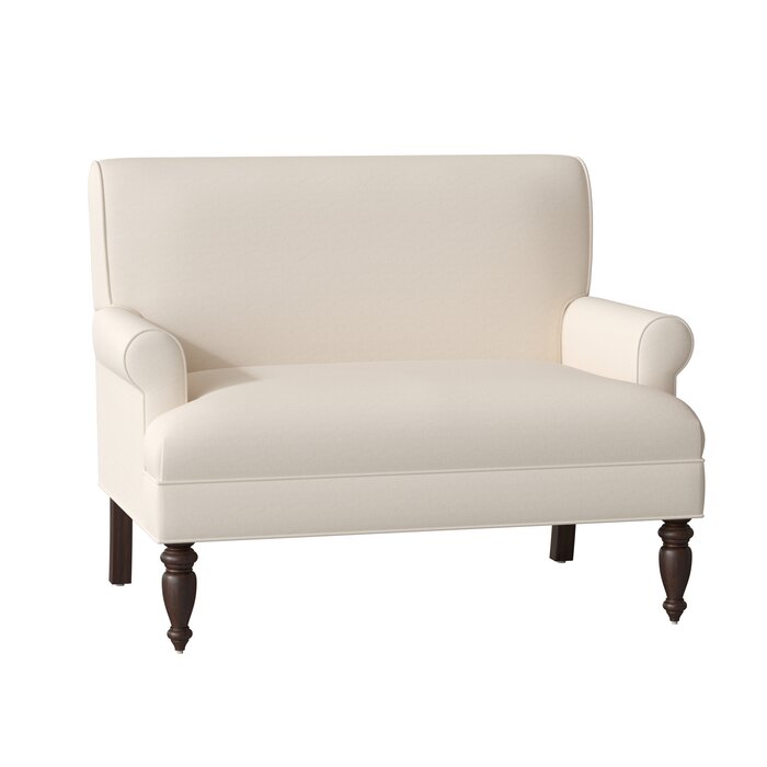 Arendtsville Cotton 49" Rolled Arm Settee