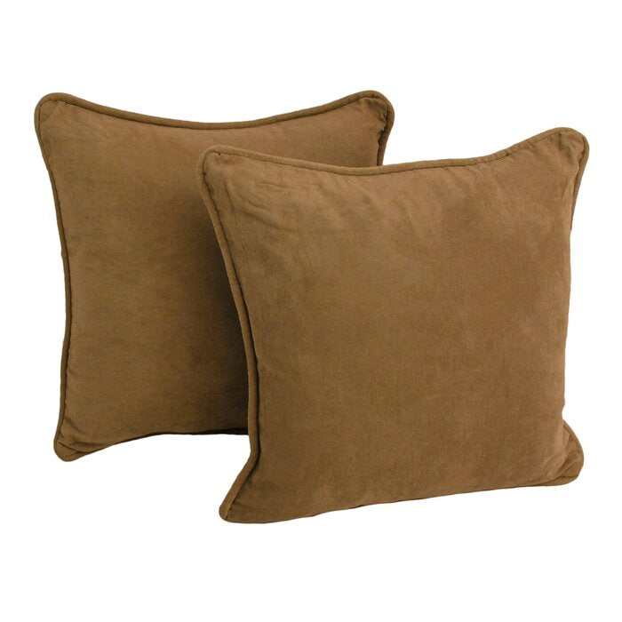 Ariaunna Microsuede Throw Pillow (Set of 2)