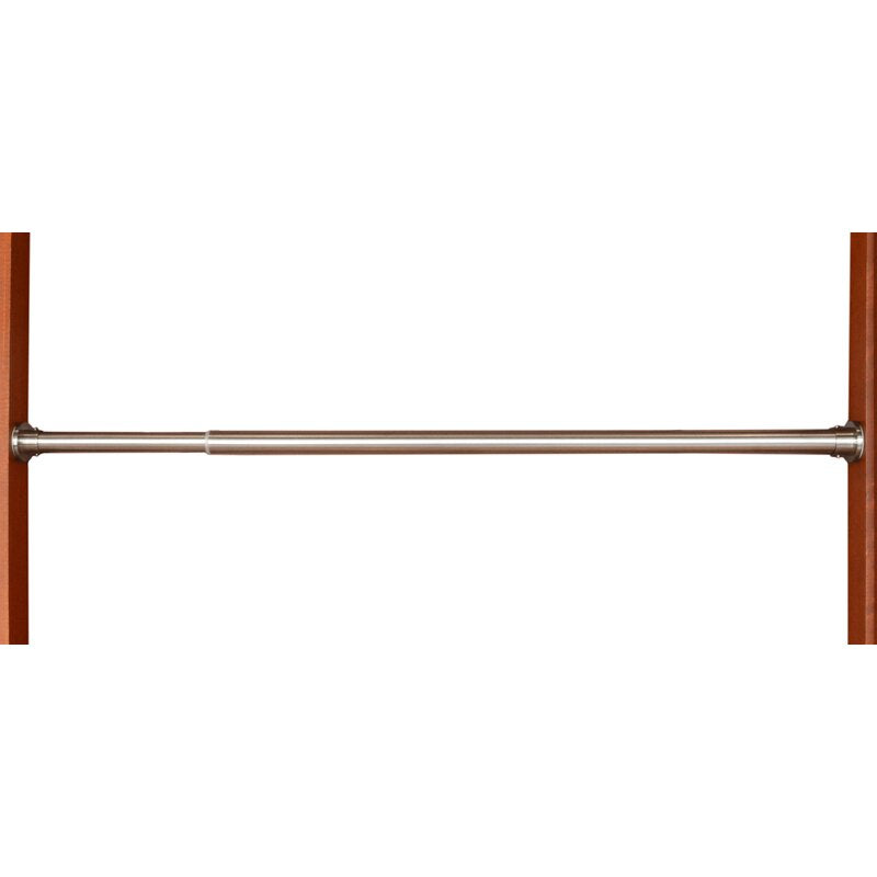 86" - 144" W Brushed Nickel Armiyah Curtain Tension Rod