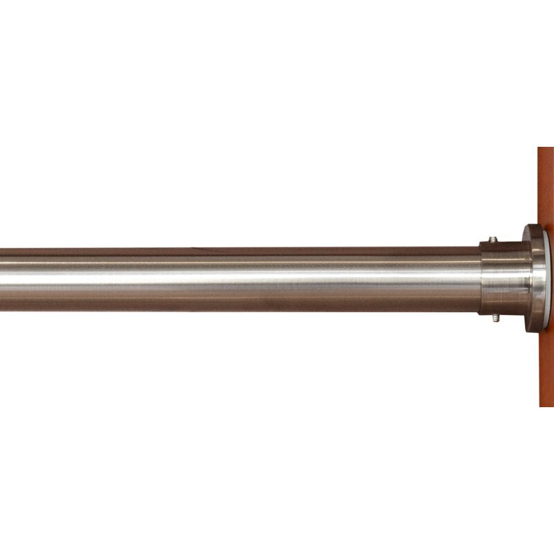 86" - 144" W Brushed Nickel Armiyah Curtain Tension Rod
