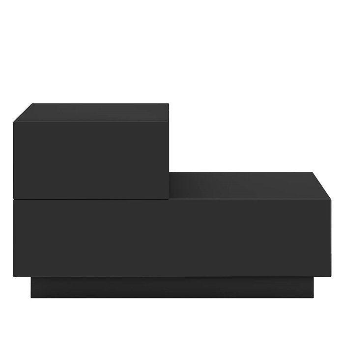 Black Armondo Manufactured Wood Nightstand
