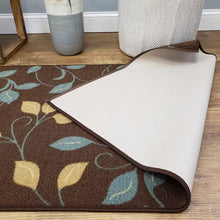 Load image into Gallery viewer, Arroya Floral Area Rug in Brown/Blue 5&#39; x 6&#39;6&quot;
