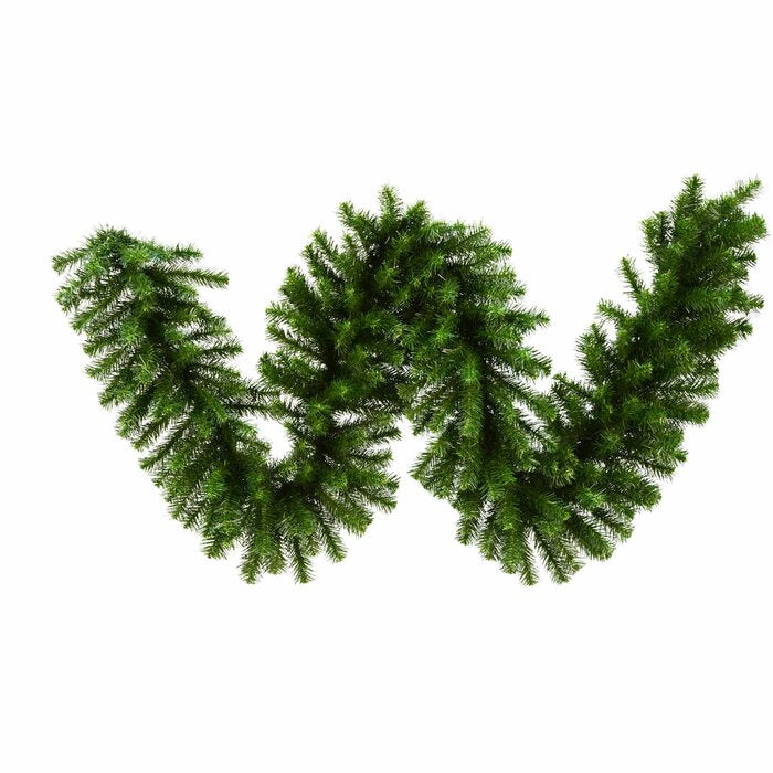 9' 16" L Artificial Douglas Fir Garland Unlit