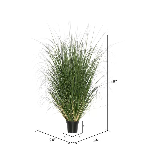 48" H x 24" W x 24" D Artificial Foliage Grass in Pot