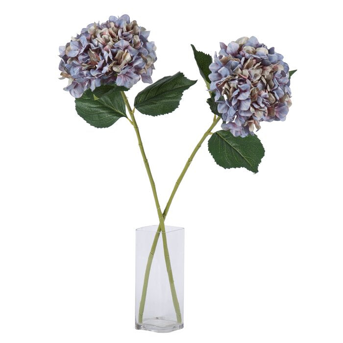 Artificial Hydrangea Spray with Printing (Set of 2)