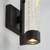 Bubble  Element Integrated LED Outdoor Light, Black (#K6491)