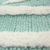 20'' x 32'' Aqua Blue Arverne His and Hers Rectangle 100% Cotton 2 piece Bath Rug Set