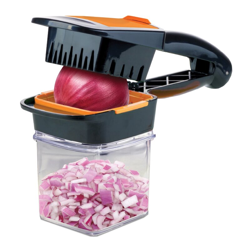 Black AsSeenOnTv Nutri  Chopper 5 in 1 Handheld Kitchen Slicer SC117