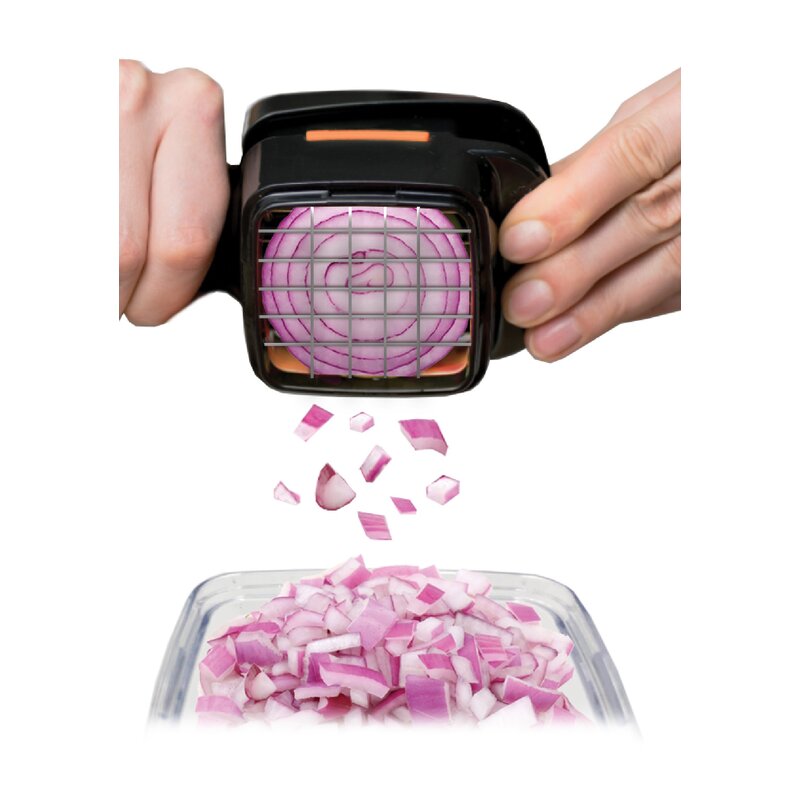 Black AsSeenOnTv Nutri  Chopper 5 in 1 Handheld Kitchen Slicer SC117