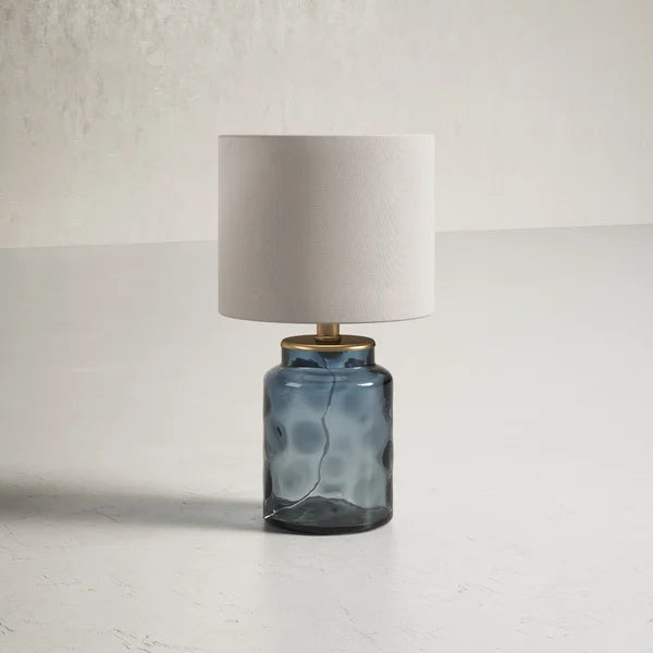 Ashburn 16" Blue/Silver Table Lamp