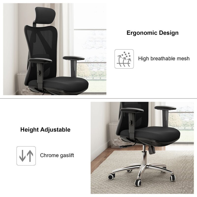 Ashendon Ebern Designs Office Chair Ashendon Ergonomic Mesh Task