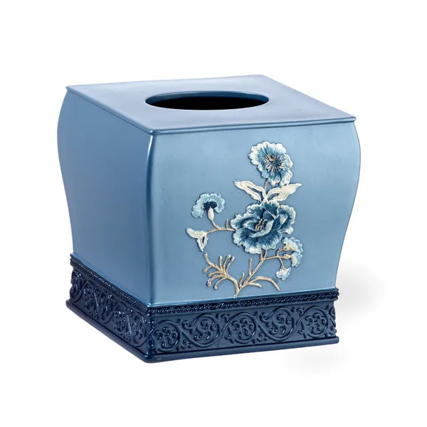 Blue Ashirah Tissue Box Cover