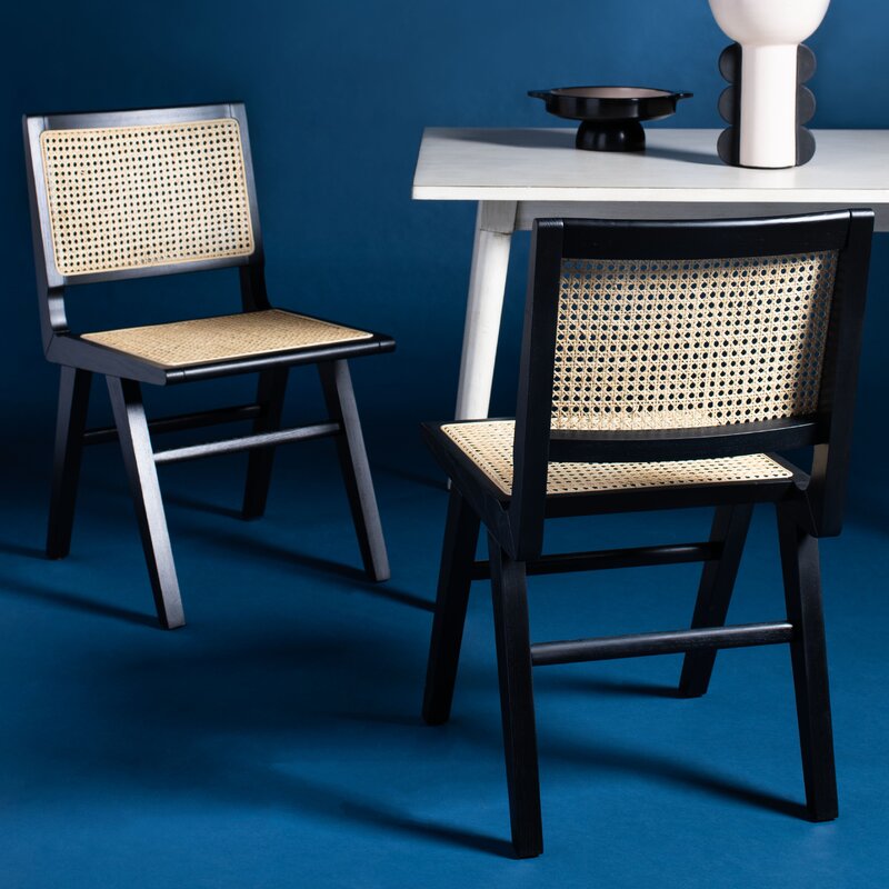 Black/Natural Atticus Side Chair (Set of 2)